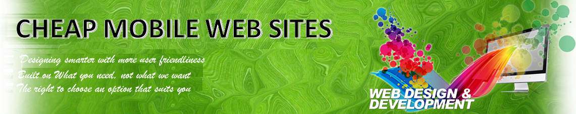 Cheap mobile websites - Web Design Australia